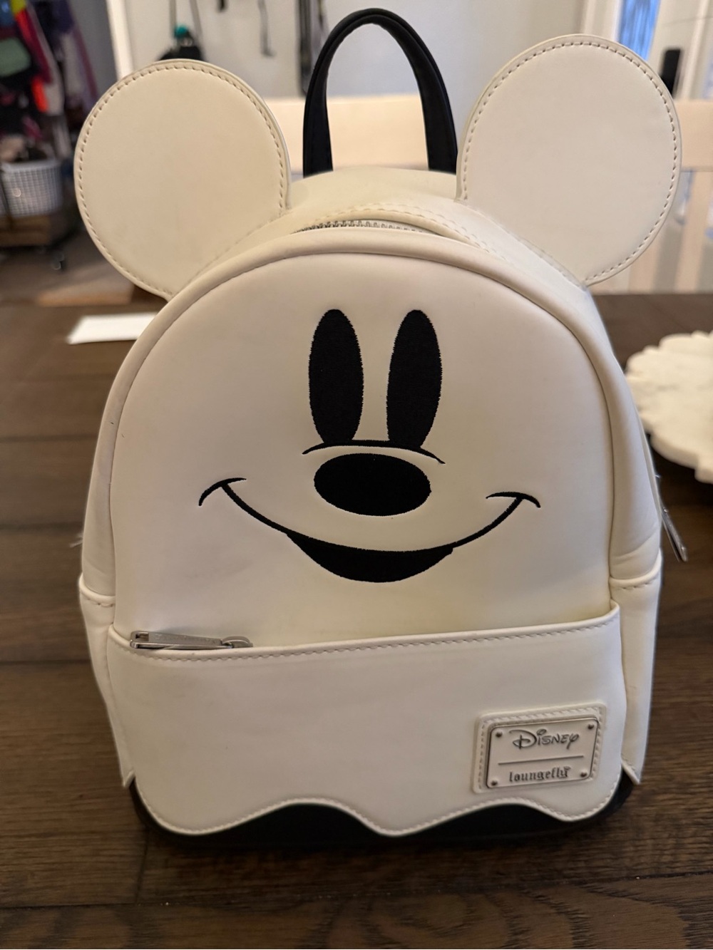 Loungefly Disney Mickey Mouse Ghost Glow in the Dark Halloween Mini Backpack